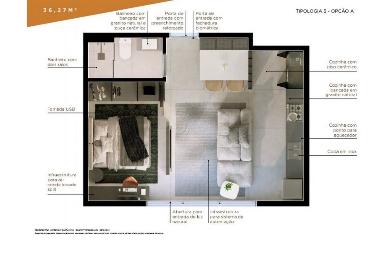 Apartamento à venda com 1 quarto, 36m² - Foto 29