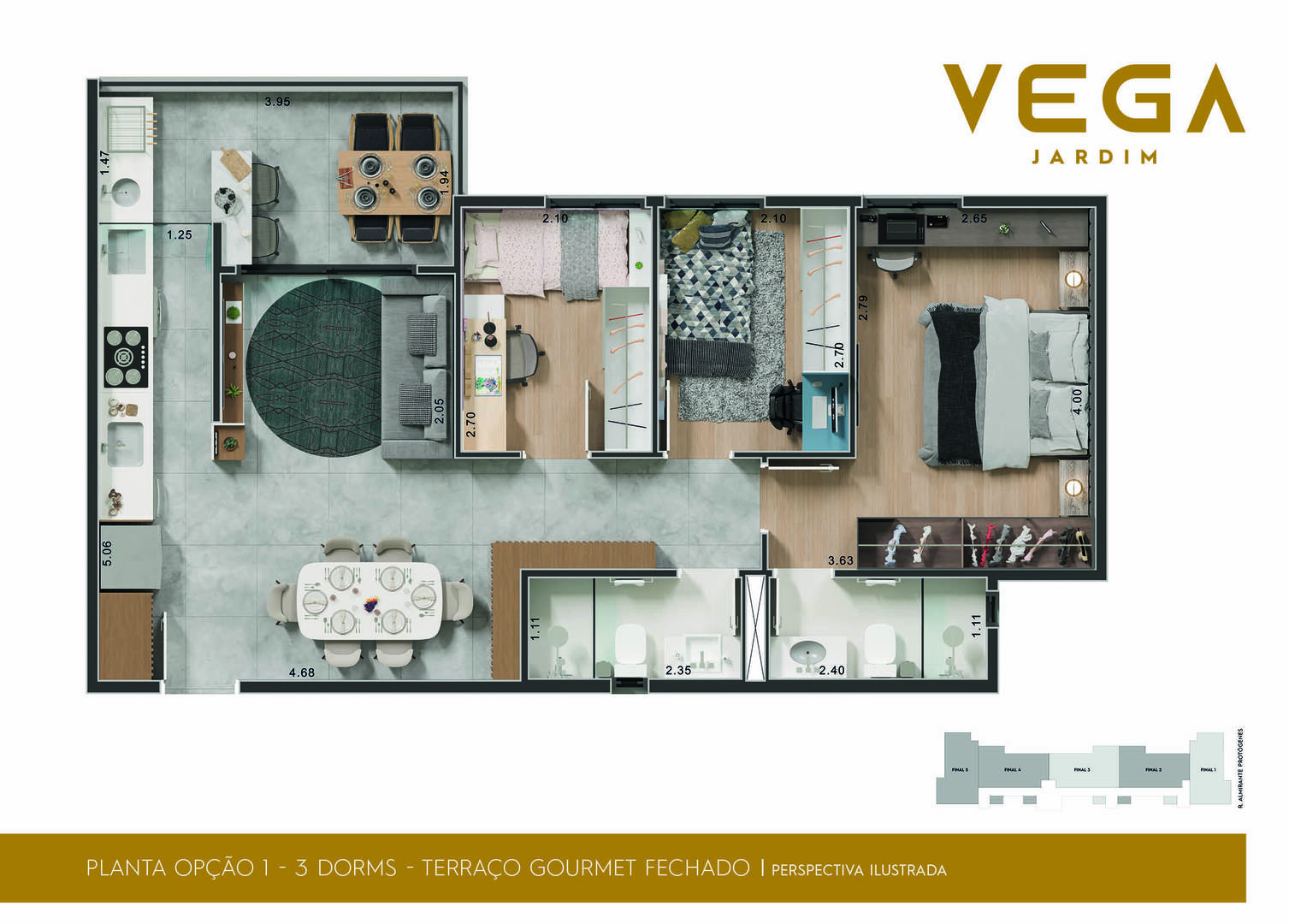 Apartamento à venda com 3 quartos, 67m² - Foto 61