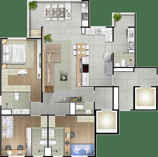 Apartamento à venda com 3 quartos, 127m² - Foto 47