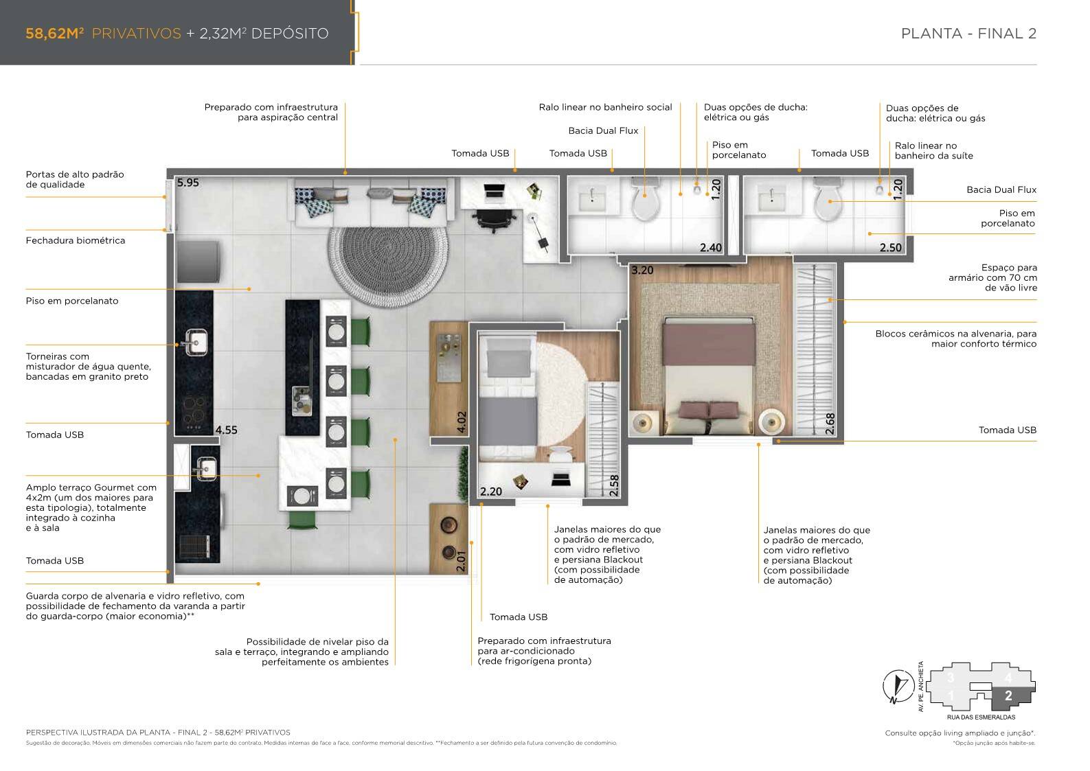 Apartamento à venda com 2 quartos, 60m² - Foto 35