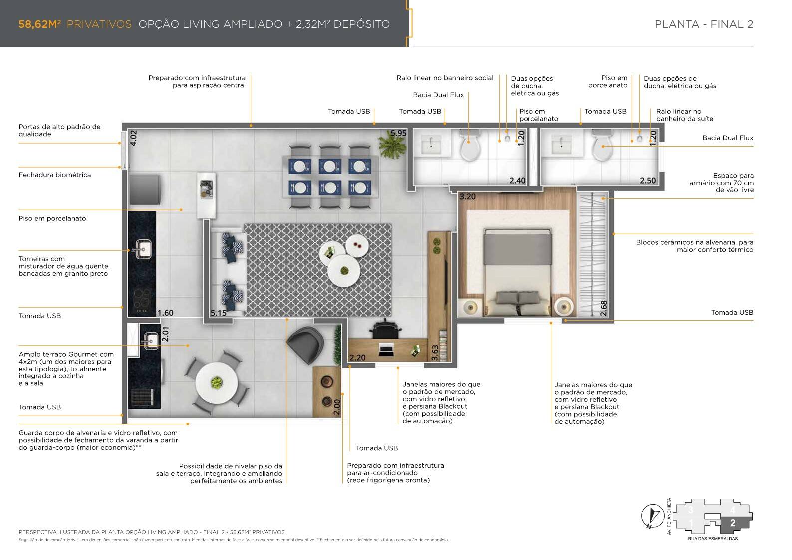 Apartamento à venda com 2 quartos, 60m² - Foto 33