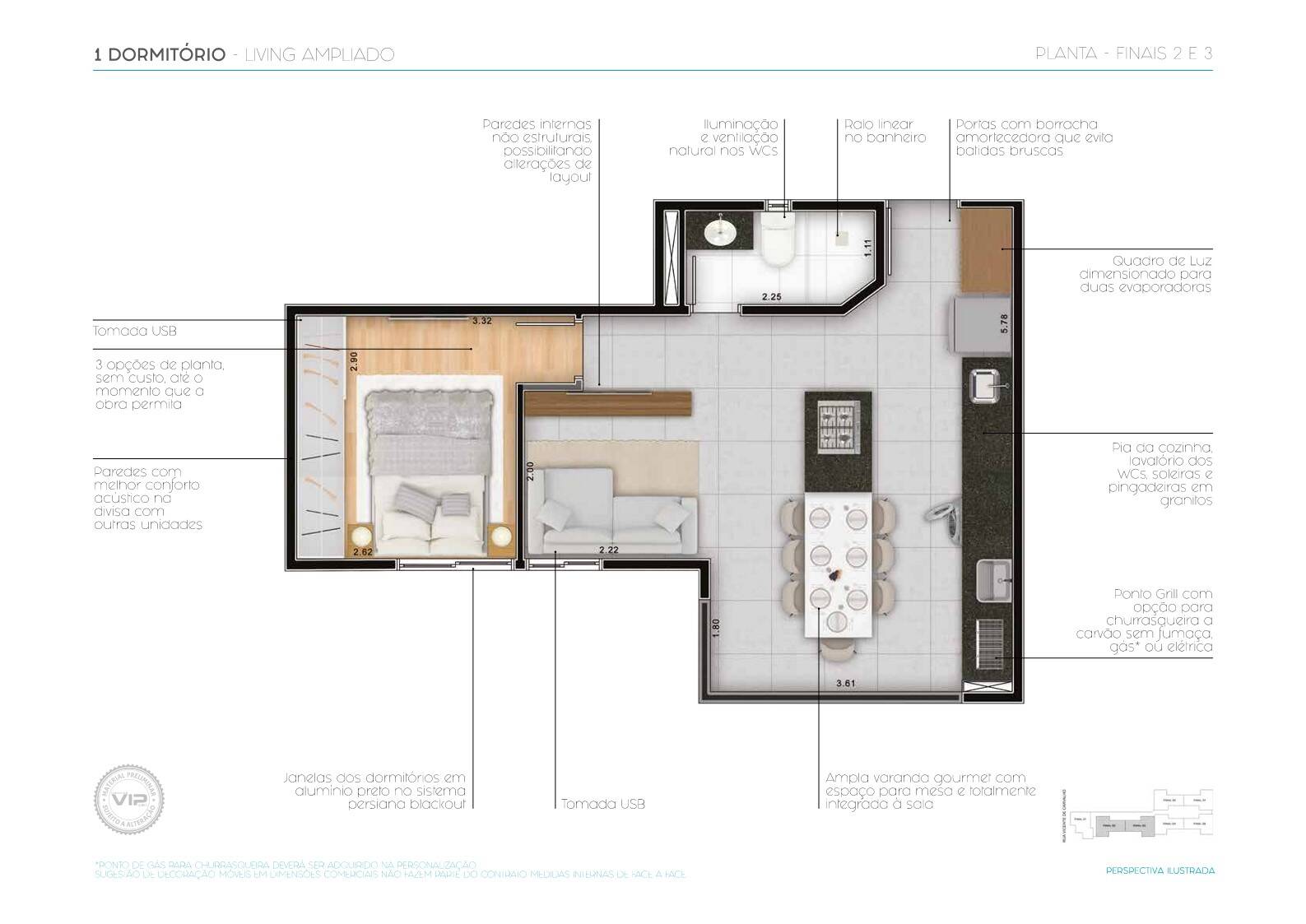 Apartamento à venda com 2 quartos, 39m² - Foto 50