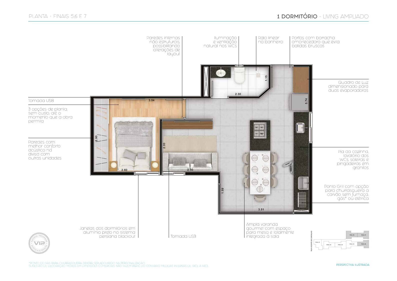 Apartamento à venda com 2 quartos, 39m² - Foto 53