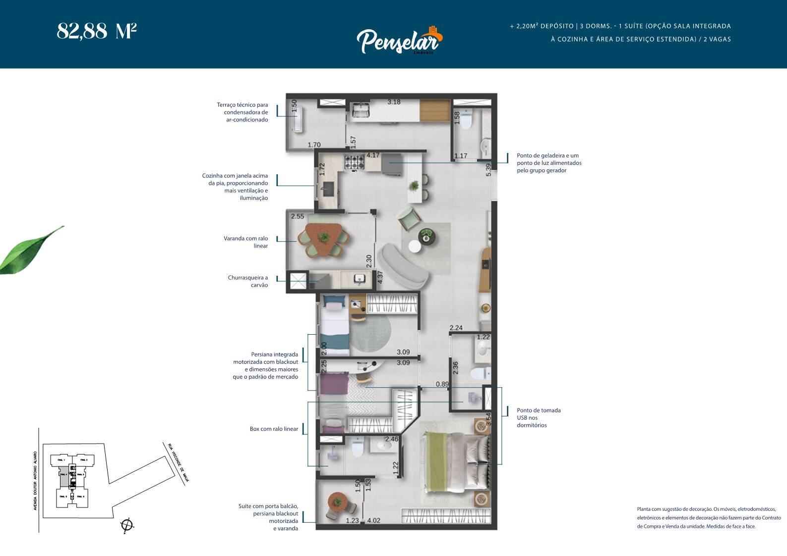 Apartamento à venda com 3 quartos, 83m² - Foto 78