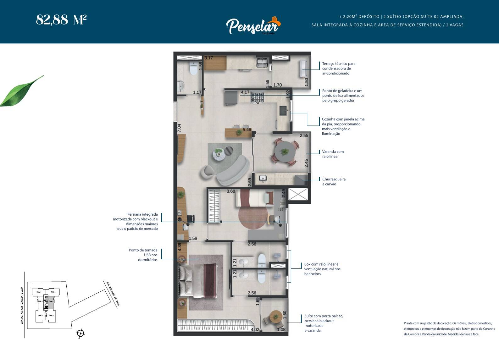 Apartamento à venda com 3 quartos, 83m² - Foto 76