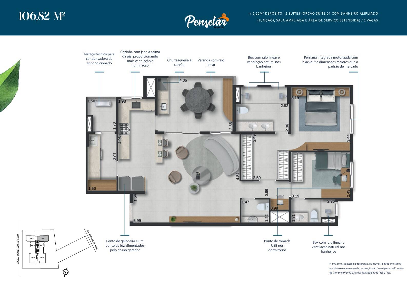 Apartamento à venda com 3 quartos, 83m² - Foto 80