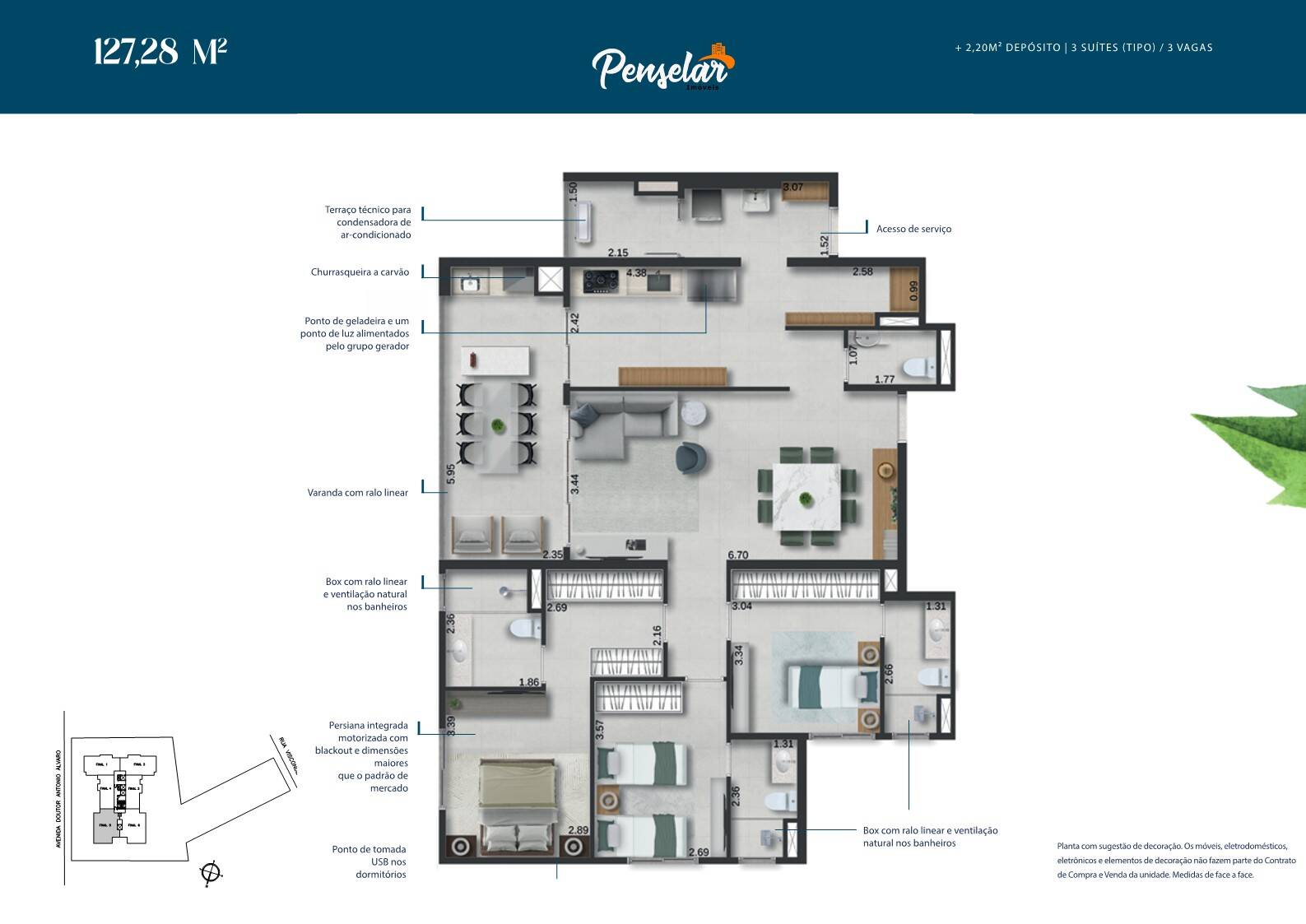 Apartamento à venda com 3 quartos, 83m² - Foto 81