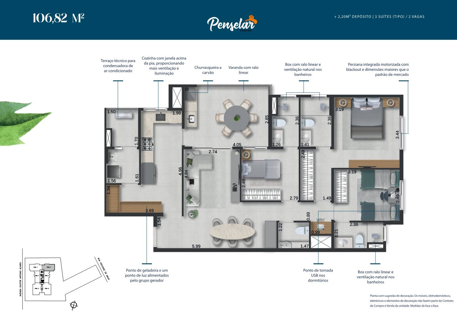 Apartamento à venda com 3 quartos, 83m² - Foto 79