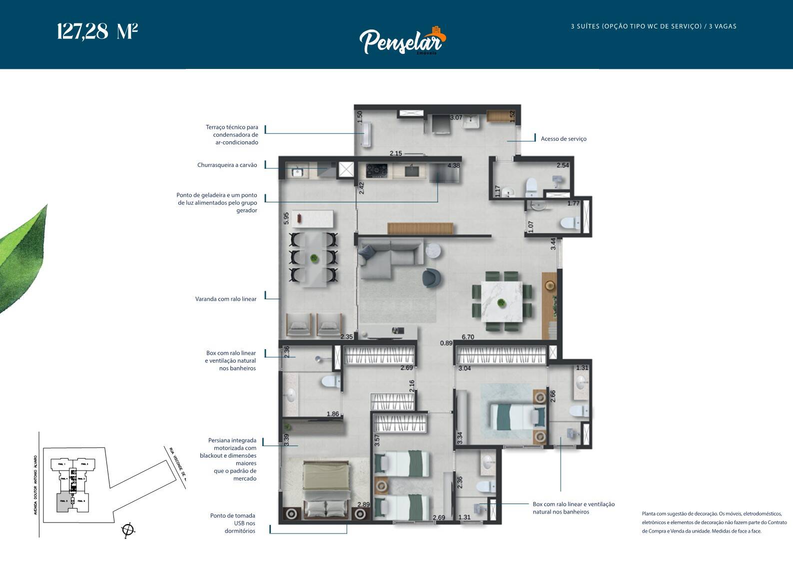 Apartamento à venda com 3 quartos, 83m² - Foto 82