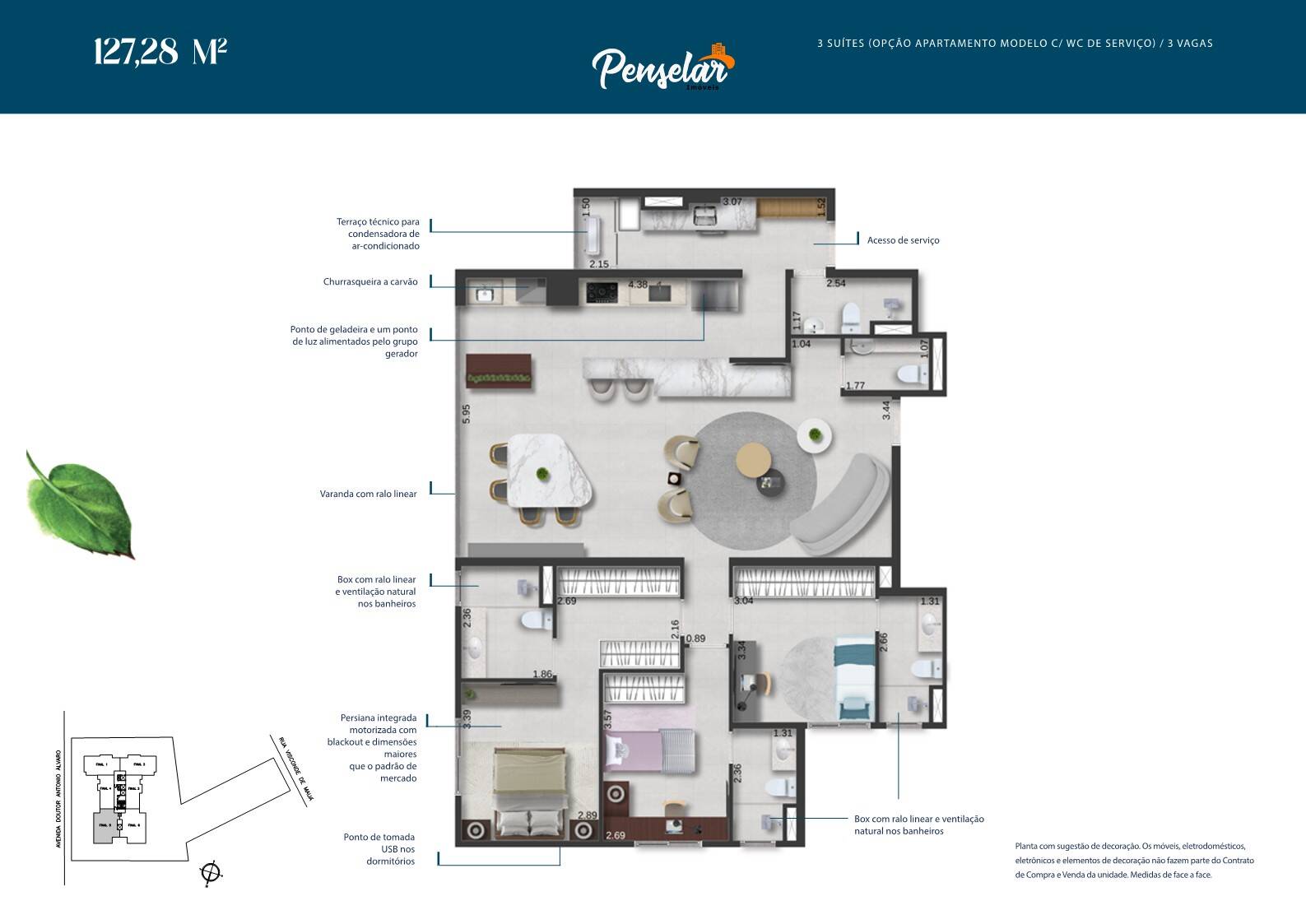 Apartamento à venda com 3 quartos, 83m² - Foto 84