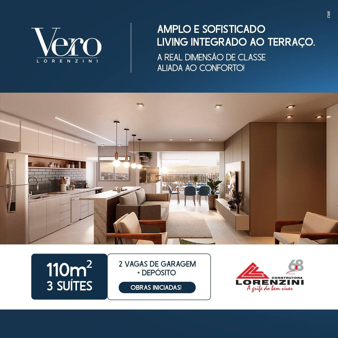 Apartamento à venda com 3 quartos, 110m² - Foto 2