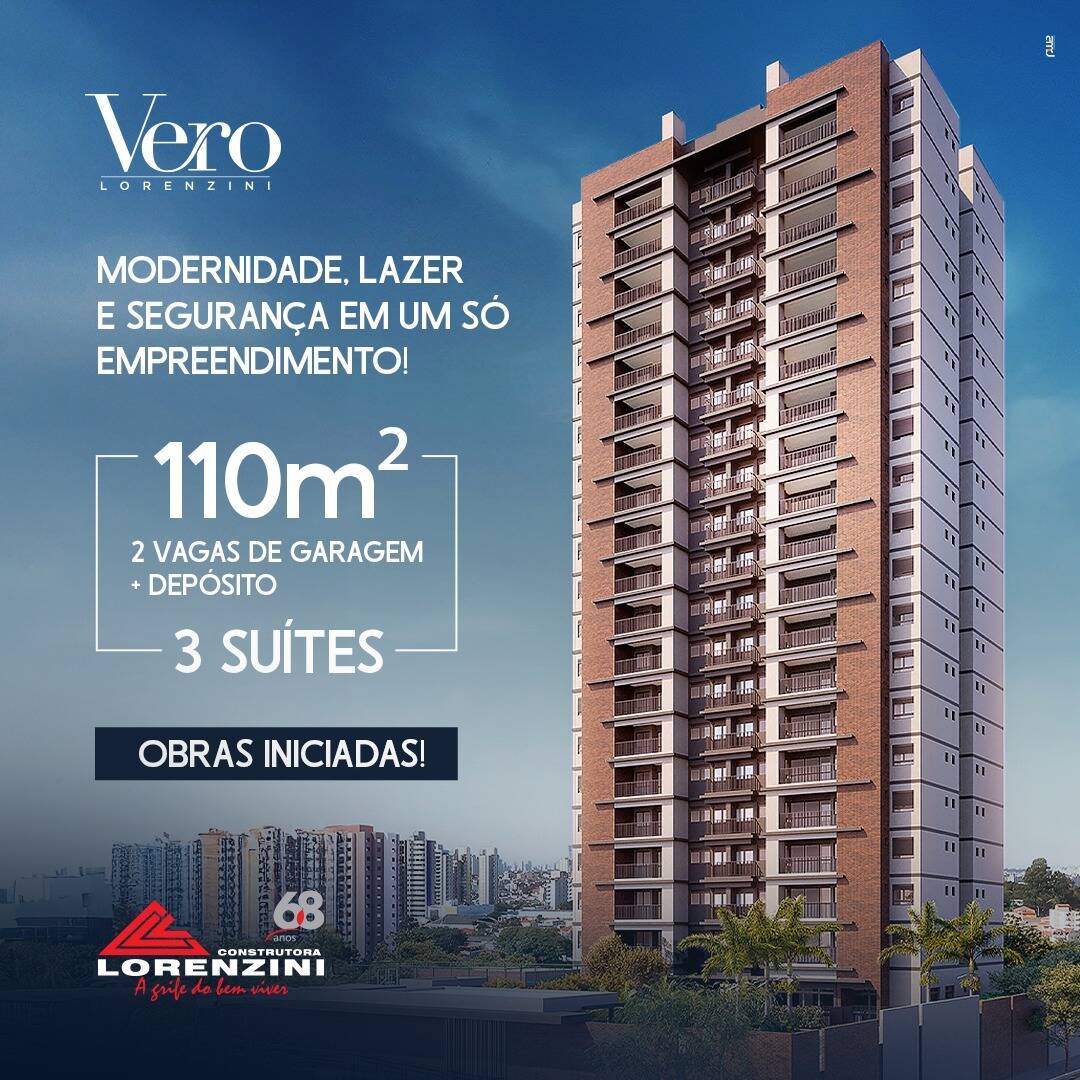 Apartamento à venda com 3 quartos, 110m² - Foto 1