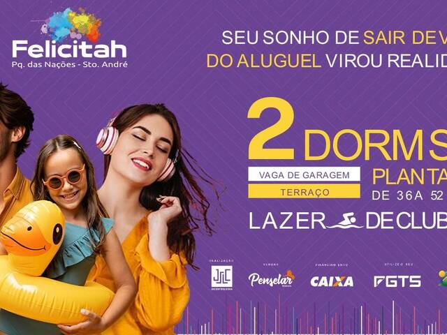 #felicitah - Apartamento para Venda em Santo André - SP - 2